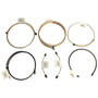 RT Off-Road RT31052 Complete Brake Line Kit for 1997-2006 Jeep TJ Wrangler w/o Unlimited Package w/o ABS w/ Dana 44 Rear Axle w/ Rear