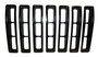 RT Off-Road RT26043 7-Piece Black Grille Insert Set for 1997-2006 Jeep TJ Wrangler