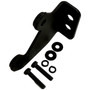 RT Off-Road RT26074 CB Antenna Mount Rear Right - Fits 2007-2018 Jeep JK Wrangler, Black Textured