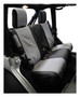 RT Off-Road SC30121 Rear Polycanvas Seat Cover for 2007-2011 Jeep JK Wrangler w/ 2-Doors, Black and Gray