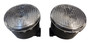 RT Off-Road RT28029 Clear Parking Light Kit w/ Amber Bulbs for 2007-2013 Jeep JK Wrangler, Includes Left and Right Lights