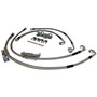 RT Off-Road RT31049 Stainless Steel Brake Hose Kit Front & Rear Left & Right - Fits 2011-2018 Jeep JK Wrangler