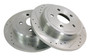 RT Off-Road RT31004 Performance Rear Cross Drilled & Slotted Rotor Set for Jeep 2005-2010 WK, WH Grand Cherokee w/ SRT8 Package and
