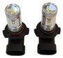 RT Off-Road RT28047 H10 LED Fog Lamp Bulb Kit for Jeep 2007-2009 JK Wrangler w/ OEM Plastic Bumper, 2004-2010 WK, WH, WJ, WG Grand