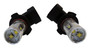 RT Off-Road RT28047 H10 LED Fog Lamp Bulb Kit for Jeep 2007-2009 JK Wrangler w/ OEM Plastic Bumper, 2004-2010 WK, WH, WJ, WG Grand