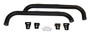 RT Off-Road RT26015 3" Black Tubular Side Steps for 1987-2006 Jeep YJ, TJ Wrangler w/o Unlimited, Matte Black Paint Finish