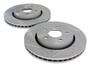 RT Off-Road RT31003 Front Performance Front Cross Drilled & Slotted Rotor Set for 2005-2010 Jeep WK, WH Grand Cherokee w/ SRT8