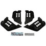 RT Off-Road RT27071 Front & Rear Plastic Door Pocket Set for 2007-2018 Jeep JK Wrangler w/ 4 Doors; Includes 4 Black Door Pockets to