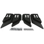 RT Off-Road RT27071 Front & Rear Plastic Door Pocket Set for 2007-2018 Jeep JK Wrangler w/ 4 Doors; Includes 4 Black Door Pockets to