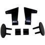 RT Off-Road RT30016 Mirror Relocation Bracket Set Front Left & Right - Fits 2007-2018 Jeep JK Wrangler