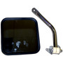 RT Off-Road RT30009 Mirror Kit Front Right - Fits 1955-1995 Jeep CJ-5, CJ-6, CJ-7, CJ-8