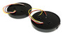 RT Off-Road RT28099 5" Round LED Tail Light Kit for 1955-1986 Jeep CJ-5, CJ-6, CJ-7, CJ-8, 1987-1995 Jeep YJ, Wrangler and 1997-2006