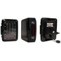 RT Off-Road RT28112 LED Tail Light Set w/ Clear Lenses w/ Black Bezels for 2007-18 Jeep JK Wrangler, Red LEDs