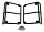 RT Off-Road RT28002 Black Tail Light Guard Set for 2007-2018 Jeep JK Wrangler, Includes Hardware