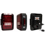 RT Off-Road RT28111 LED Tail Light Set w/ Red Lenses for 2007-2018 Jeep JK Wrangler, Left and Right