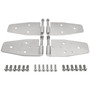 RT Off-Road RT34009 Door Hinge Set Front Left & Right Upper & Lower - Fits 1997-2006 Jeep YJ Wrangler