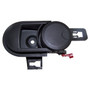 Crown Automotive 55395406AC Right Front or Rear Inside Door Handle for 2007-2008 Jeep JK Wrangler - Black Plastic, Sold Individually