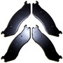 Crown Automotive 5139733AA Front Brake Pad Set for 12/15/03-2005 Dodge Ram 1500 Series Trucks and 2005-2006 Dodge Durango, Left and Right