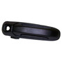 Crown Automotive 55360333AF Left Front Door Handle w/ Key Hole for 02-07 Jeep KJ Liberty, Black Textured Finish - Black Metal, Plastic