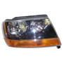 Crown Automotive 55155128AB Right Headlight w/o Headlamp Leveling Device for 99-02 Jeep WJ Grand Cherokee w/ Laredo Package, USA & Canada