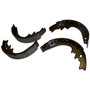 Crown Automotive J8127782 Brake Shoe Set for Jeep 1977-1991 SJ, J-10 w/ 11" Rear Brakes - Metal