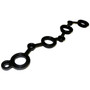 Crown Automotive 4884765AA Spark plug Well Gasket for 2007-2017 Jeep MK Compass / Patriot w/ 2.0L Gas, 2.4L Engines, Black Silicone, 1