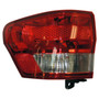 Crown Automotive 55079421AF Left Tail Light Assembly for 2011-2013 WK Grand Cherokee, Includes Bulbs - Clear, Red Plastic