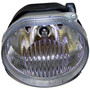 Crown Automotive 5083896AC Right Front Fog Lamp for 2002-2004 Jeep KJ Liberty - Black, Gray Plastic, Sold Individually