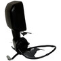 Crown Automotive 68229612AA Right Power, Heated, Manual Folding Mirror for 2014 JK Wrangler LHD, Black - Black Aluminum, Glass, Plastic