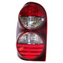 Crown Automotive 55157061AF Left Tail Lamp for 2005-2007 KJ Liberty - Clear, Red Plastic, Sold Individually