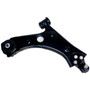Crown Automotive 68247999AA Right Front Lower Control Arm for 2015+ Jeep BU & BV Renegade w/ AWD - Black, Unpainted Aluminum, Rubber, Steel