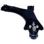 Crown Automotive 68247999AA Right Front Lower Control Arm for 2015+ Jeep BU & BV Renegade w/ AWD - Black, Unpainted Aluminum, Rubber, Steel