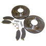 Crown Automotive 5356183RK Disc Brake Service Kit for 1976-1978 Jeep CJ-5, CJ-7 w/ 6-Bolt Caliper Plate, Includes Pads, Rotors, Springs