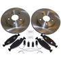 Crown Automotive 52098672KE Brake Rebuild Kit Front Left & Right - Fits 1999-2002 Jeep WJ Grand Cherokee