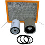 Crown Automotive MFK4 Master Filter Kit for 2002-2004 Jeep KJ Liberty w/ 2.5L or 2.8L Diesel Engine, Includes Air, Fuel, and Oil Filter