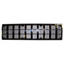 Crown Automotive 55002229 Black & Chrome Grille for Select 1984-1997 Jeep XJ Cherokee, MJ Comanche - Black, Chrome Plastic