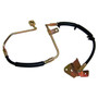 Crown Automotive 52128093AB Left Front Brake Hose for 99-03 WJ, WG Jeep Grand Cherokee - Black, Zinc Metal, Rubber, Sold Individually