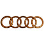 Crown Automotive 5010023AA Oil Drain Plug Gasket for 1985-1994 XJ Cherokee & 1986-1992 MJ Comanche w/ 2.1L Diesel Engine, Copper