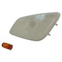 Crown Automotive 55155628ABC Right Side Marker Lamp, Clear w/ Amber Bulb for 1997-2006 Jeep TJ Wrangler - Clear, White Plastic