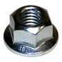 Crown Automotive 6502696 M10 x 1.5 Flanged Locking Nut - Fits 1997-2022 Jeep TJ, WK, WJ, ZJ, XK, KJ Models (Quantity Varies)