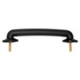 Crown Automotive 55176422 Hood Footman Loop for 1997-2018 Jeep TJ, JK Wranglers, Black Steel - Black Steel, Sold Individually