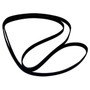 Crown Automotive 5072437AB Accessory Drive Belt for 2003-2006 Jeep KJ Liberty w/ 2.8L Dsl. Engine, 6 ribs - Black Rubber