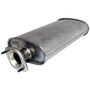 Crown Automotive E0021456 Muffler w/ Flange for 2000-2006 TJ Wrangler w/o Unlimited Pkg. w/ 4.0L and 2003-2006 TJ Wrangler w/ 2.4L Engine