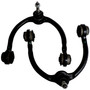 Crown Automotive 52090206K Front Upper Control Arm Set for 2005-2010 WK Grand Cherokee w/o SRT8 Package & XK Commander - Black Rubber, Steel