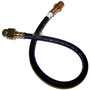 Crown Automotive J5362871 Rear Brake Hose 1979-1988 Jeep J-Series w/ 131" Wheelbase, 20- Long - Black, Zinc Metal, Rubber