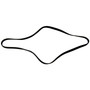 Crown Automotive 53008722 Accessory Drive Belt for Various Jeep XJ Cherokee, MJ Comanche Models w/ RHD, w/ 2.5L Engine, 86.5" Long, 6 Ribs