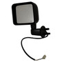 Crown Automotive 68229611AA Left Power, Heated, Manual Folding Mirror for Select 2014 JK Wrangler LHD and JK Wrangler, Black Textured Finish