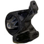 Crown Automotive 52059253AB Left Engine Mount for 2002-2005 Jeep KJ Liberty w/ 2.4L Engine - Black Metal, Rubber, Sold Individually