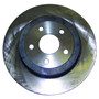 Crown Automotive 5290731AB Rear Brake Rotor for 2006-2010 Jeep WK, WH Grand Cherokee w/ SRT8 Package - Cast Iron, Sold Individually