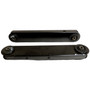 Crown Automotive 52128866K Rear Lower Control Arm Set for 2002-2007 Jeep KJ Liberty - Black Rubber, Steel